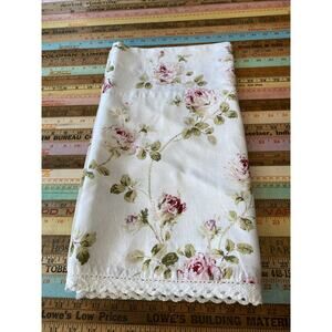 Piper & Wright Rosalie Valance Curtain Straight 86"x19 Floral Cottagecore Lace